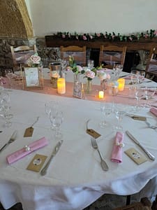 Dressage de table pour mariage