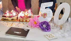 Décoration table d'anniversaire