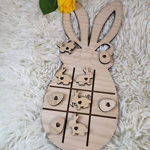 Jeu de morpion Œuf de Pâques