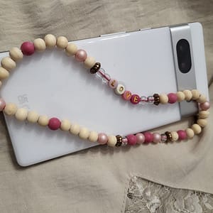 Bijou de téléphone Love Rose