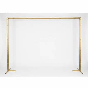 Arche en métal doré 2mx3m