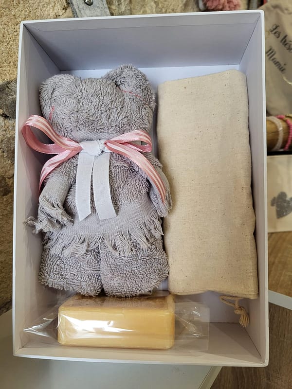 Coffret cadeau avec pochon personnalisable