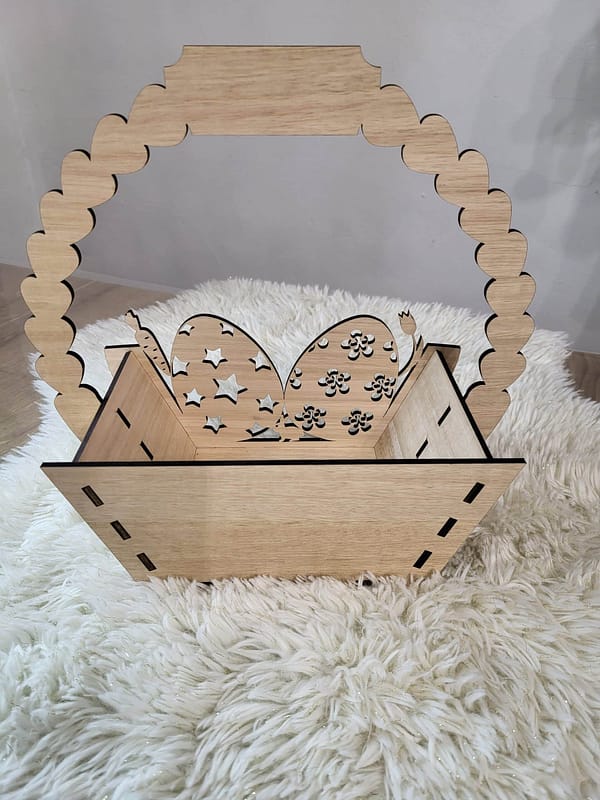 Panier en bois Pâques – Image 3